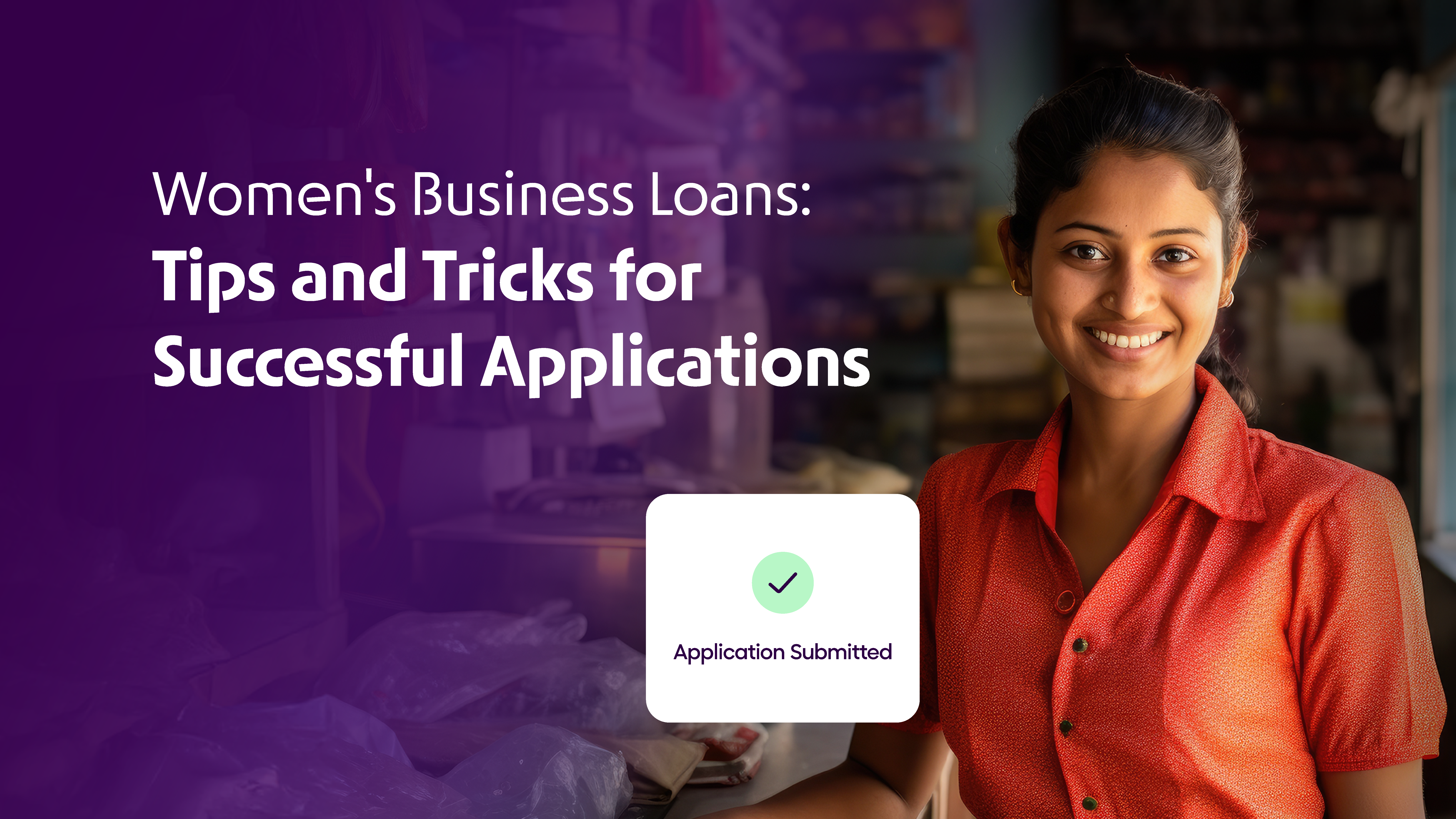 business loan for women